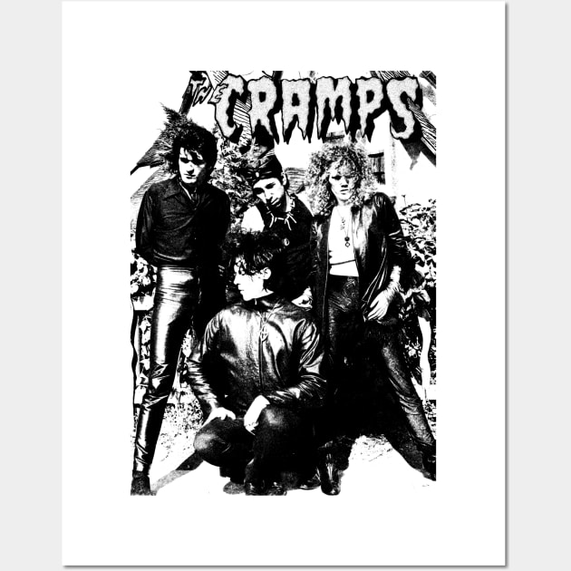 Retro The Cramps Wall Art by idontwannawait